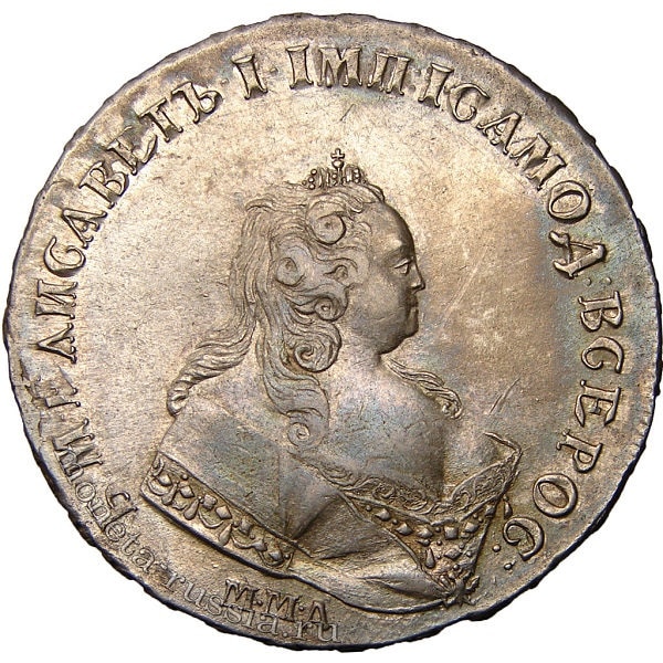 монета Елизаветы